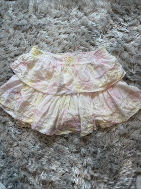 LoveshackFancy tiered skirt